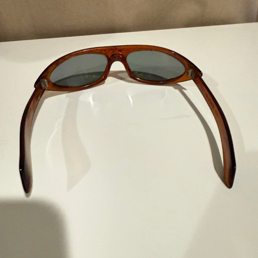 Vintage Ray- Polaroid 155 Amber Wraparound Sunglasses Cyber Y2K Sporty